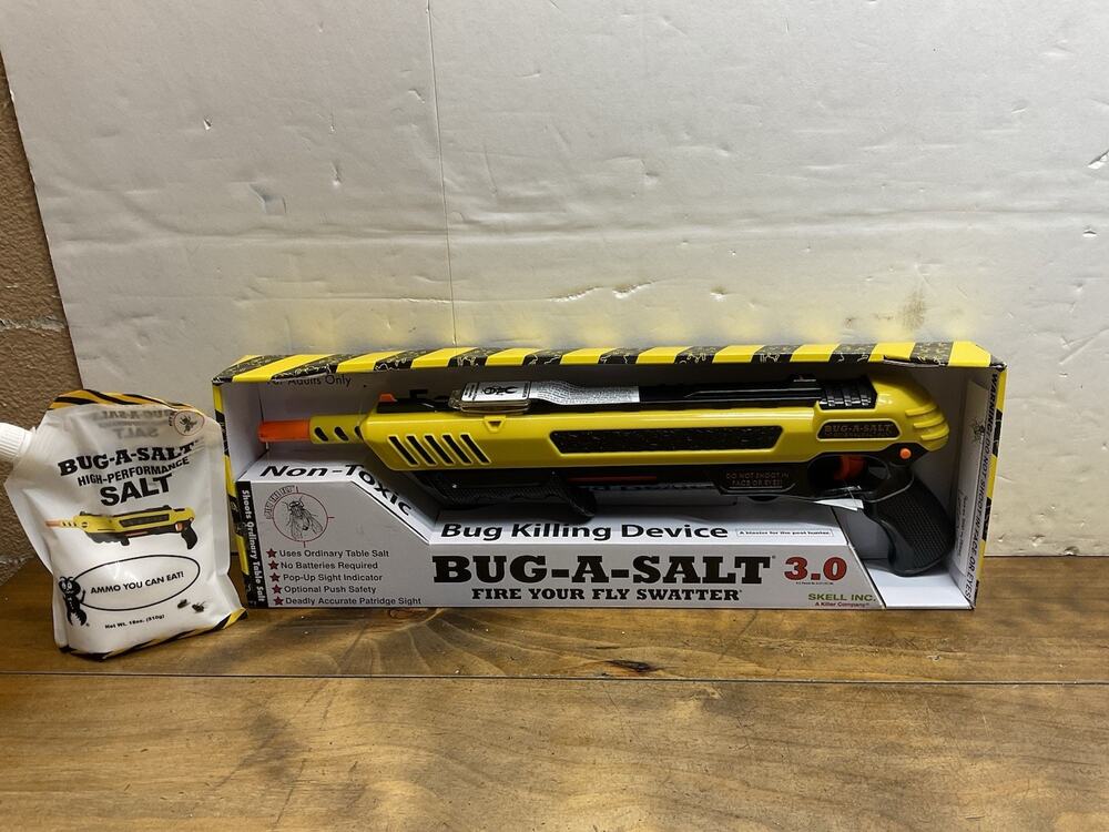 Skell Inc. BUG-A-SALT 3.0 Non-Toxic Bug Killing Device Yellow/Black W/Salt